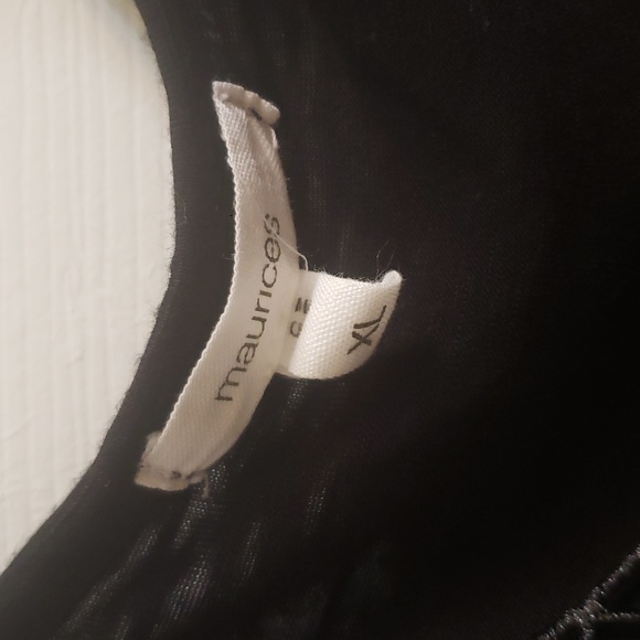 Maurices XL black tank top - Picture 2 of 6